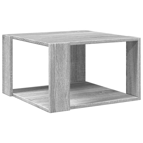 vidaXL Couchtisch Grau Sonoma-Eiche 51,5x51,5x30 cm Holzwerkstoff