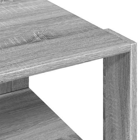 vidaXL Couchtisch Grau Sonoma-Eiche 51,5x51,5x30 cm Holzwerkstoff