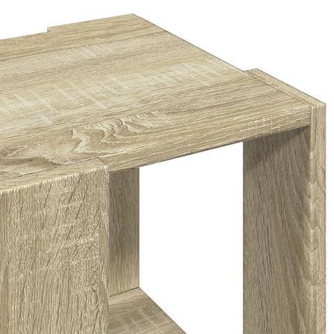 vidaXL Couchtisch Sonoma-Eiche 32x32x30 cm Holzwerkstoff