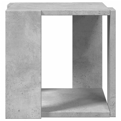 vidaXL Couchtisch Betongrau 32x32x30 cm Holzwerkstoff