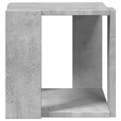 vidaXL Couchtisch Betongrau 32x32x30 cm Holzwerkstoff