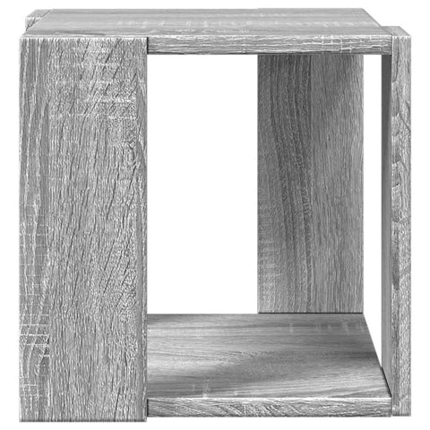 vidaXL Couchtisch Grau Sonoma-Eiche 32x32x30 cm Holzwerkstoff