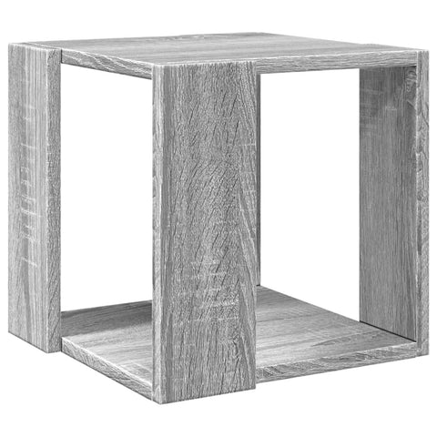 vidaXL Couchtisch Grau Sonoma-Eiche 32x32x30 cm Holzwerkstoff