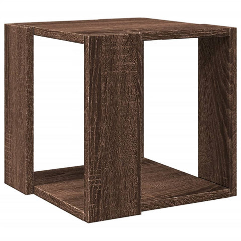 vidaXL Couchtisch Braun Eichen-Optik 32x32x30 cm Holzwerkstoff