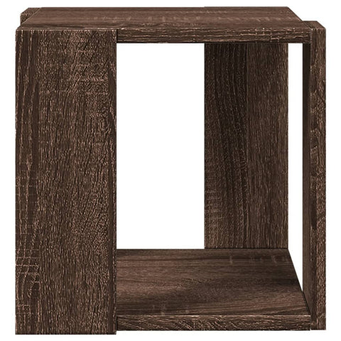 vidaXL Couchtisch Braun Eichen-Optik 32x32x30 cm Holzwerkstoff