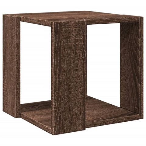 vidaXL Couchtisch Braun Eichen-Optik 32x32x30 cm Holzwerkstoff