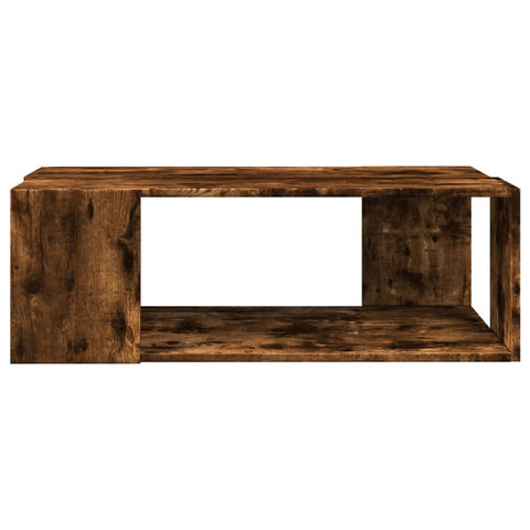 vidaXL Couchtisch Räuchereiche 89,5x48x30 cm Holzwerkstoff