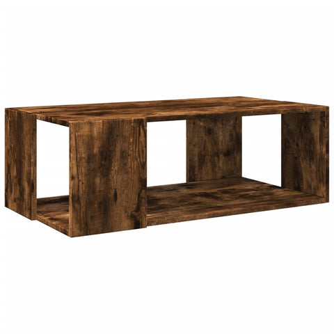 vidaXL Couchtisch Räuchereiche 89,5x48x30 cm Holzwerkstoff