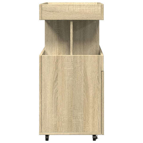 vidaXL Barwagen Sonoma-Eiche 50x41x89 cm Holzwerkstoff