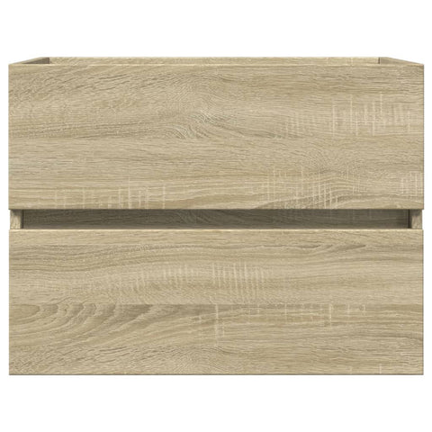 vidaXL Waschbeckenunterschrank Sonoma-Eiche 60x38,5x45cm Holzwerkstoff