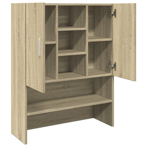 hocami - Waschmaschinenschrank Sonoma-Eiche 70,5x24x90 cm - waschmaschinenschrank-sonoma-eiche-70-5x24x90-cm - 