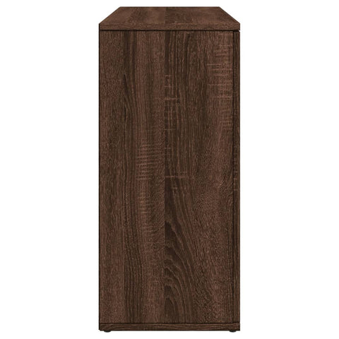 vidaXL Sideboard Braun Eichen-Optik 90,5x29,5x65 cm Holzwerkstoff