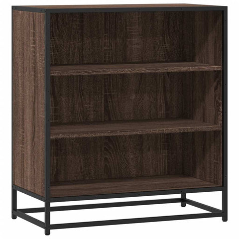 vidaXL Sideboard Braun Eichen-Optik 68x35x76 cm Holzwerkstoff & Metall