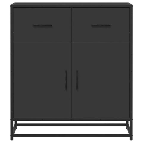 vidaXL Sideboard Schwarz 68x35x76 cm Holzwerkstoff