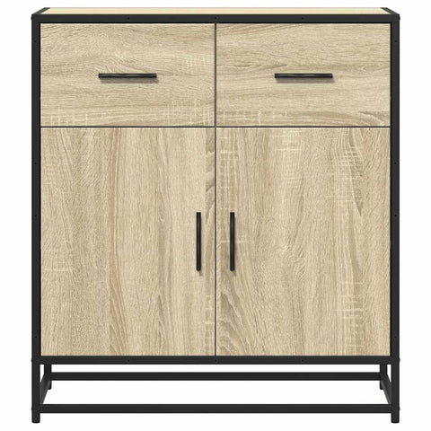 vidaXL Sideboard Sonoma-Eiche 68x35x76 cm Holzwerkstoff