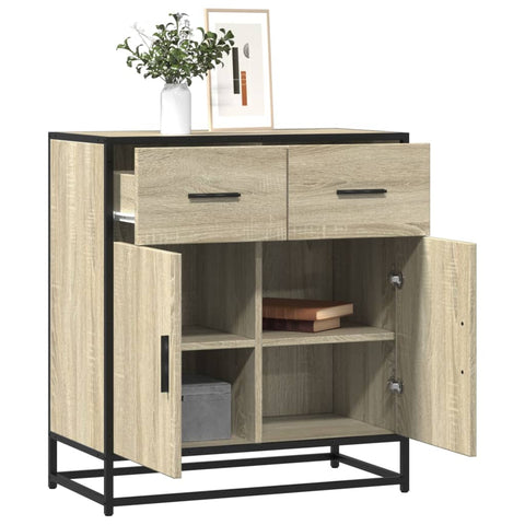 vidaXL Sideboard Sonoma-Eiche 68x35x76 cm Holzwerkstoff