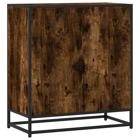 vidaXL Sideboard Räuchereiche 68x35x76 cm Holzwerkstoff