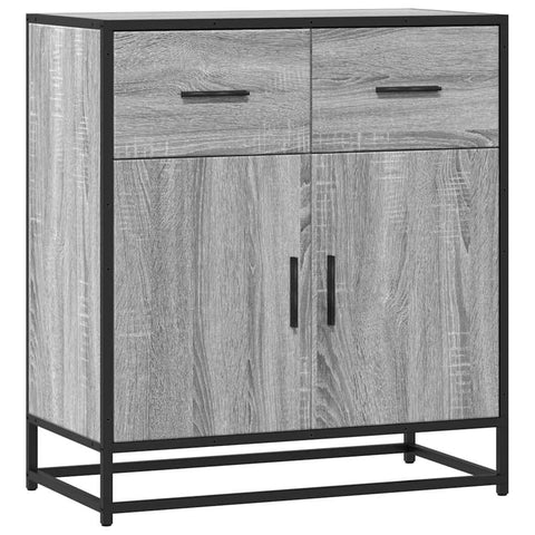 vidaXL Sideboard Grau Sonoma 68x35x76 cm Holzwerkstoff