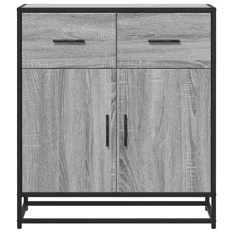 vidaXL Sideboard Grau Sonoma 68x35x76 cm Holzwerkstoff