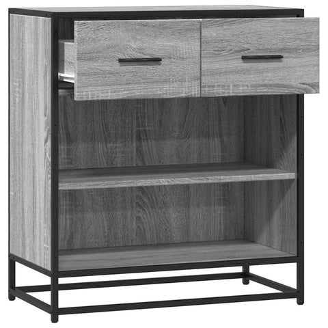 vidaXL Sideboard Grau Sonoma 68x35x76 cm Holzwerkstoff