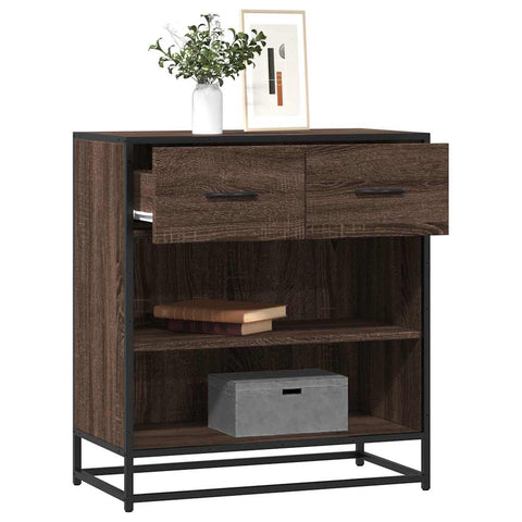 vidaXL Sideboard Braun Eichen-Optik 68x35x76 cm Holzwerkstoff