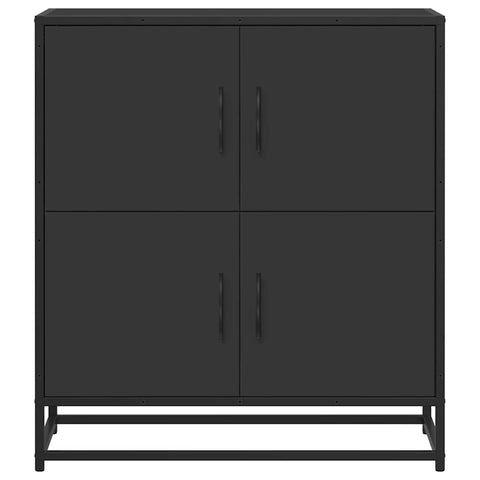 vidaXL Sideboard Schwarz 68x35x76 cm Holzwerkstoff