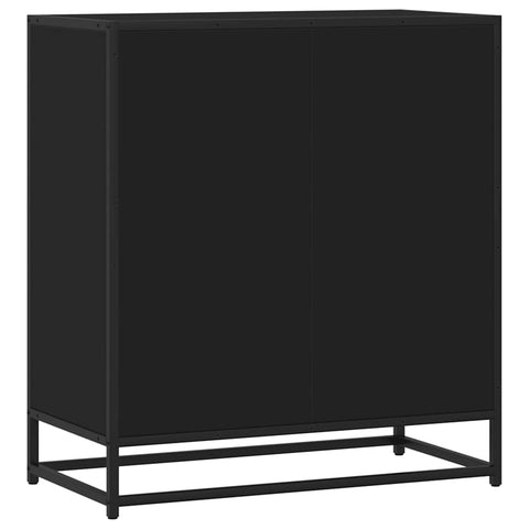 vidaXL Sideboard Schwarz 68x35x76 cm Holzwerkstoff