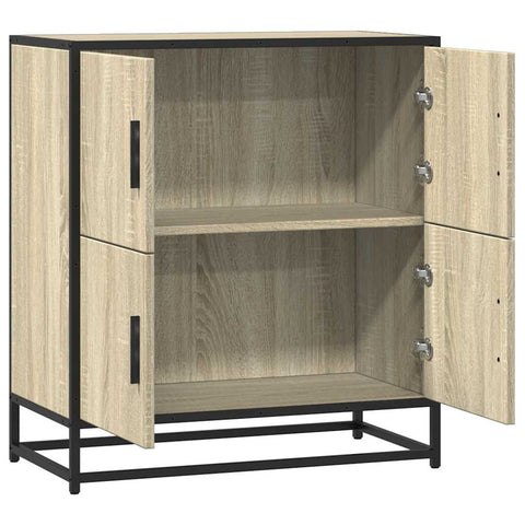 vidaXL Sideboard Sonoma-Eiche 68x35x76 cm Holzwerkstoff