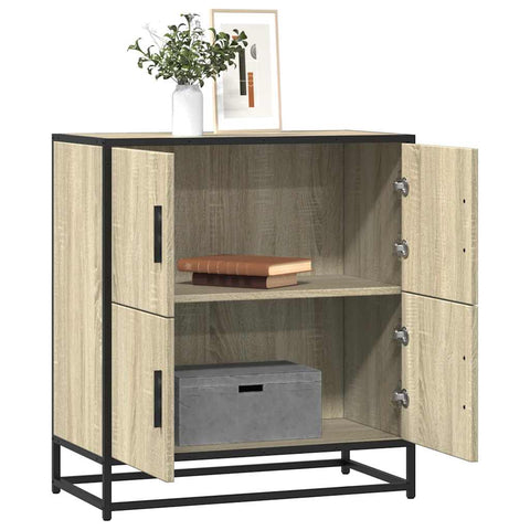 vidaXL Sideboard Sonoma-Eiche 68x35x76 cm Holzwerkstoff