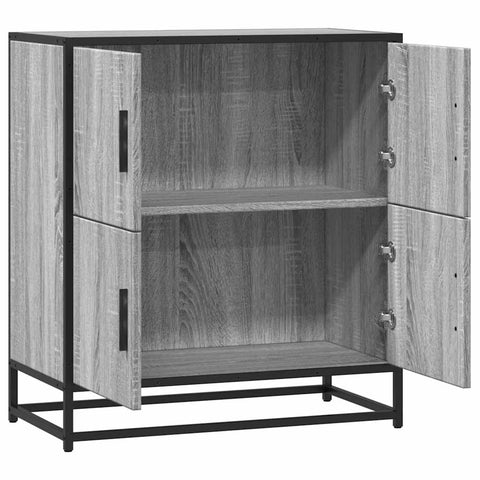 vidaXL Sideboard Grau Sonoma 68x35x76 cm Holzwerkstoff