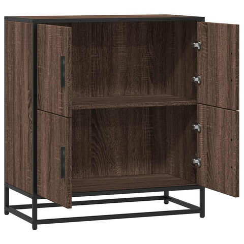 vidaXL Sideboard Braun Eichen-Optik 68x35x76 cm Holzwerkstoff