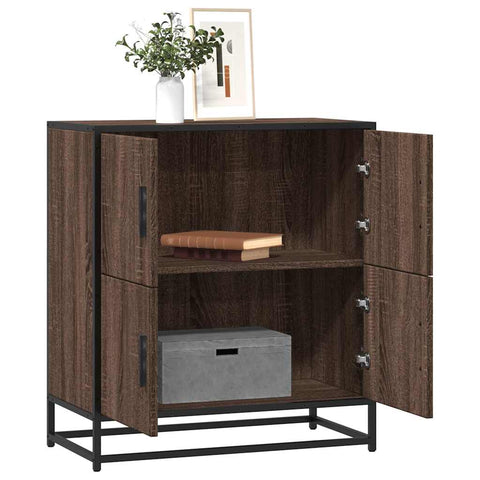 vidaXL Sideboard Braun Eichen-Optik 68x35x76 cm Holzwerkstoff