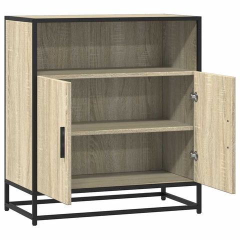 vidaXL Sideboard Sonoma-Eiche 68x35x76 cm Holzwerkstoff