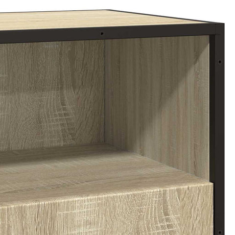 vidaXL Sideboard Sonoma-Eiche 68x35x76 cm Holzwerkstoff