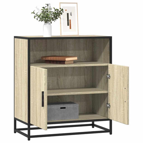 vidaXL Sideboard Sonoma-Eiche 68x35x76 cm Holzwerkstoff