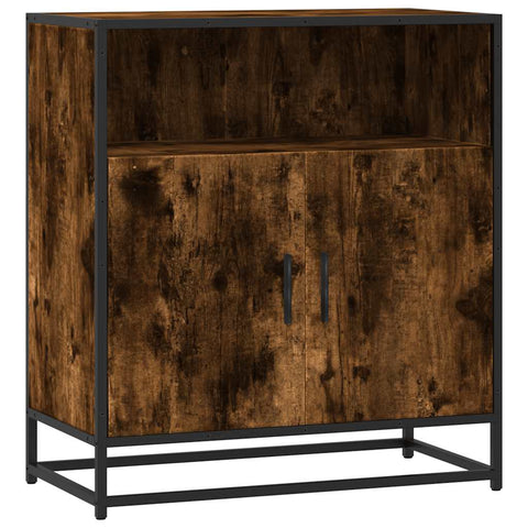 vidaXL Sideboard Räuchereiche 68x35x76 cm Holzwerkstoff