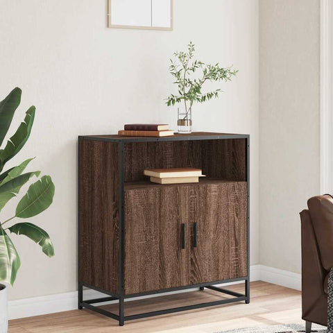 vidaXL Sideboard Braun Eichen-Optik 68x35x76 cm Holzwerkstoff