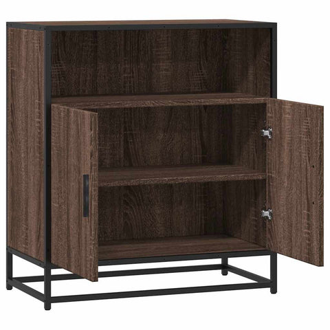 vidaXL Sideboard Braun Eichen-Optik 68x35x76 cm Holzwerkstoff