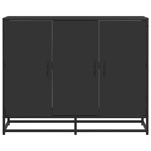 Sideboard Schwarz 94x35x76 cm Holzwerkstoff