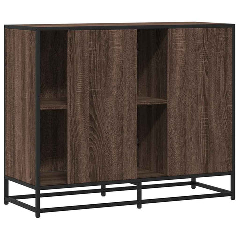 vidaXL Sideboard Braun Eichen-Optik 92x35x76 cm Holzwerkstoff