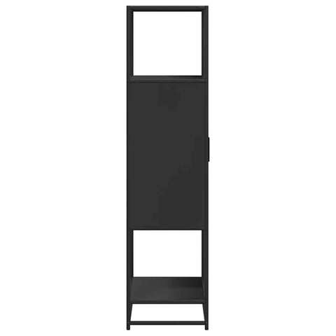 vidaXL Highboard Schwarz 68x35x139 cm Holzwerkstoff und Metall