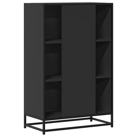 vidaXL Highboard Schwarz 68x35x106,5 cm Holzwerkstoff und Metall