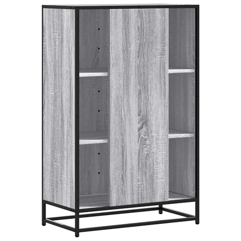 vidaXL Highboard Grau Sonoma 68x35x106,5 cm Holzwerkstoff und Metall