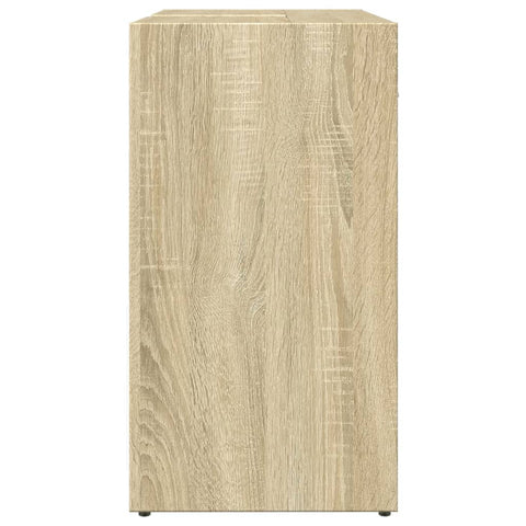 vidaXL Waschbeckenunterschrank Sonoma-Eiche 60x33x60 cm Holzwerkstoff