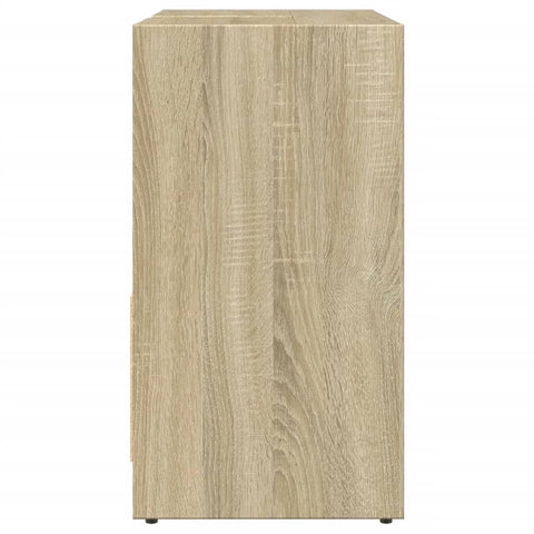 vidaXL Waschbeckenunterschrank Sonoma-Eiche 60x33x60 cm Holzwerkstoff