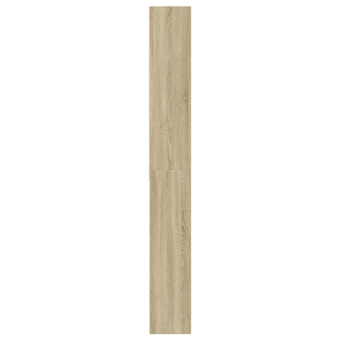 vidaXL Waschmaschinenregal Sonoma-Eiche 64x24x190 cm Holzwerkstoff