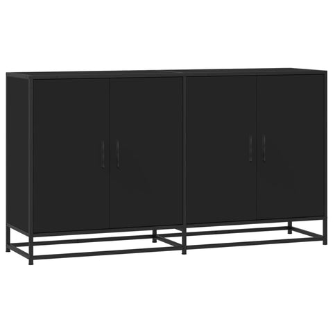 vidaXL Sideboard Schwarz 134x35x76 cm Holzwerkstoff