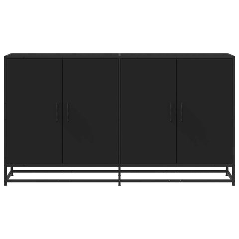 vidaXL Sideboard Schwarz 134x35x76 cm Holzwerkstoff