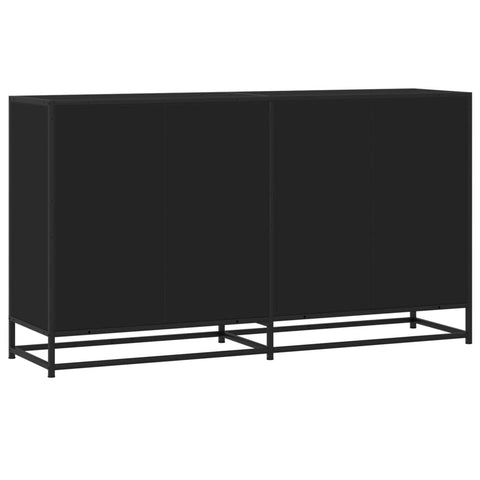 vidaXL Sideboard Schwarz 134x35x76 cm Holzwerkstoff