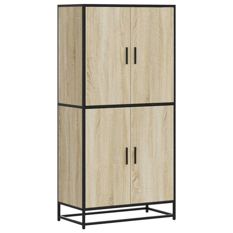 vidaXL Highboard Sonoma-Eiche 68x35x139 cm Holzwerkstoff